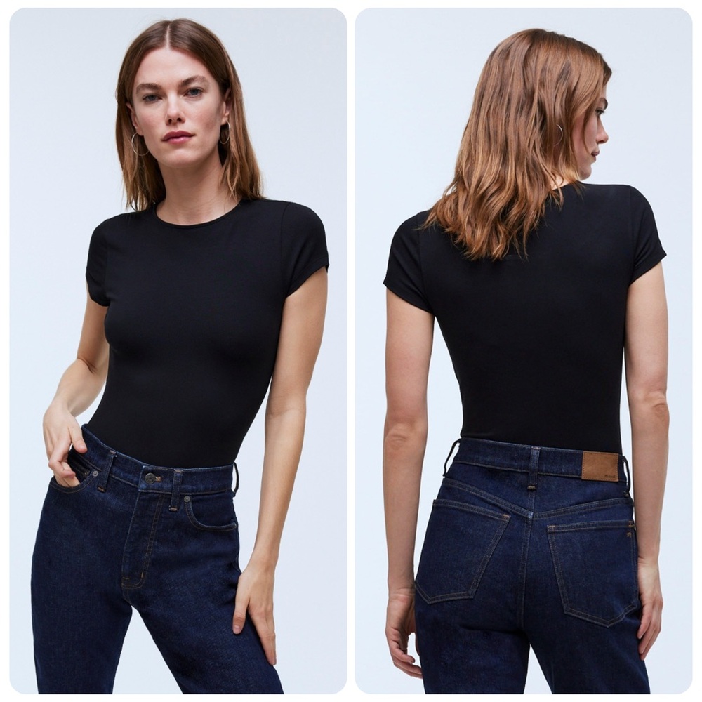 Madewell Crewneck Thong Bodysuit